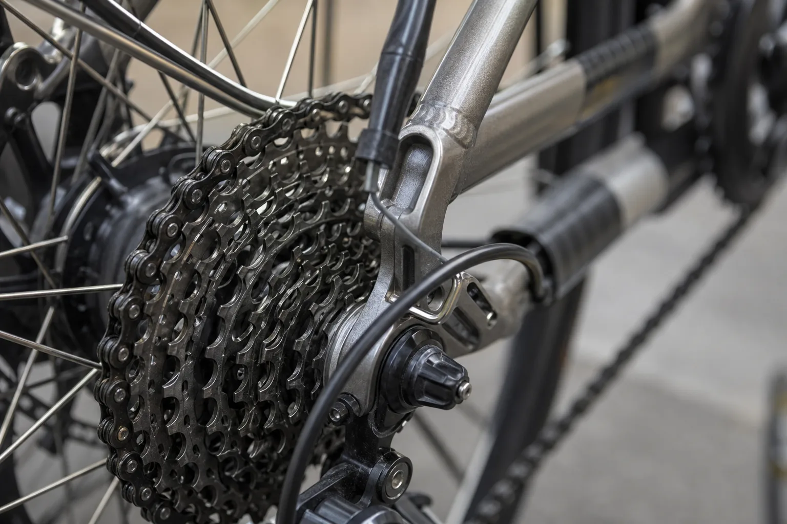 Can't stand on the pedals? How low gearing and a small motor compare on a long climb